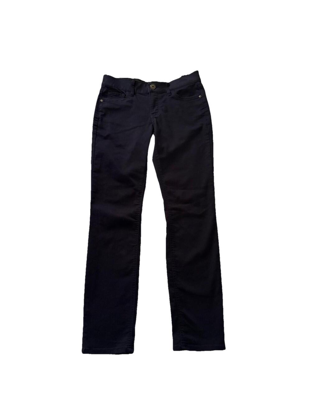 Liz Claiborne Jeans Classic Slim Leg Navy Blue Stretch Denim Women's Size 4 EUC